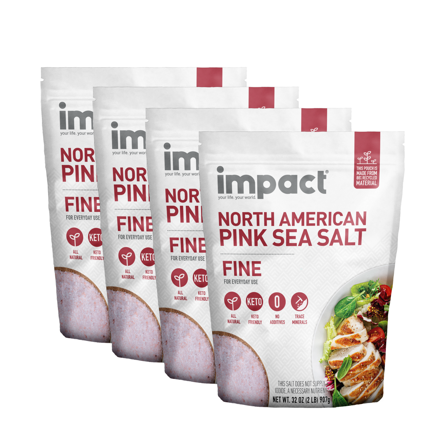 Fine Grain North American Pink Sea Salt