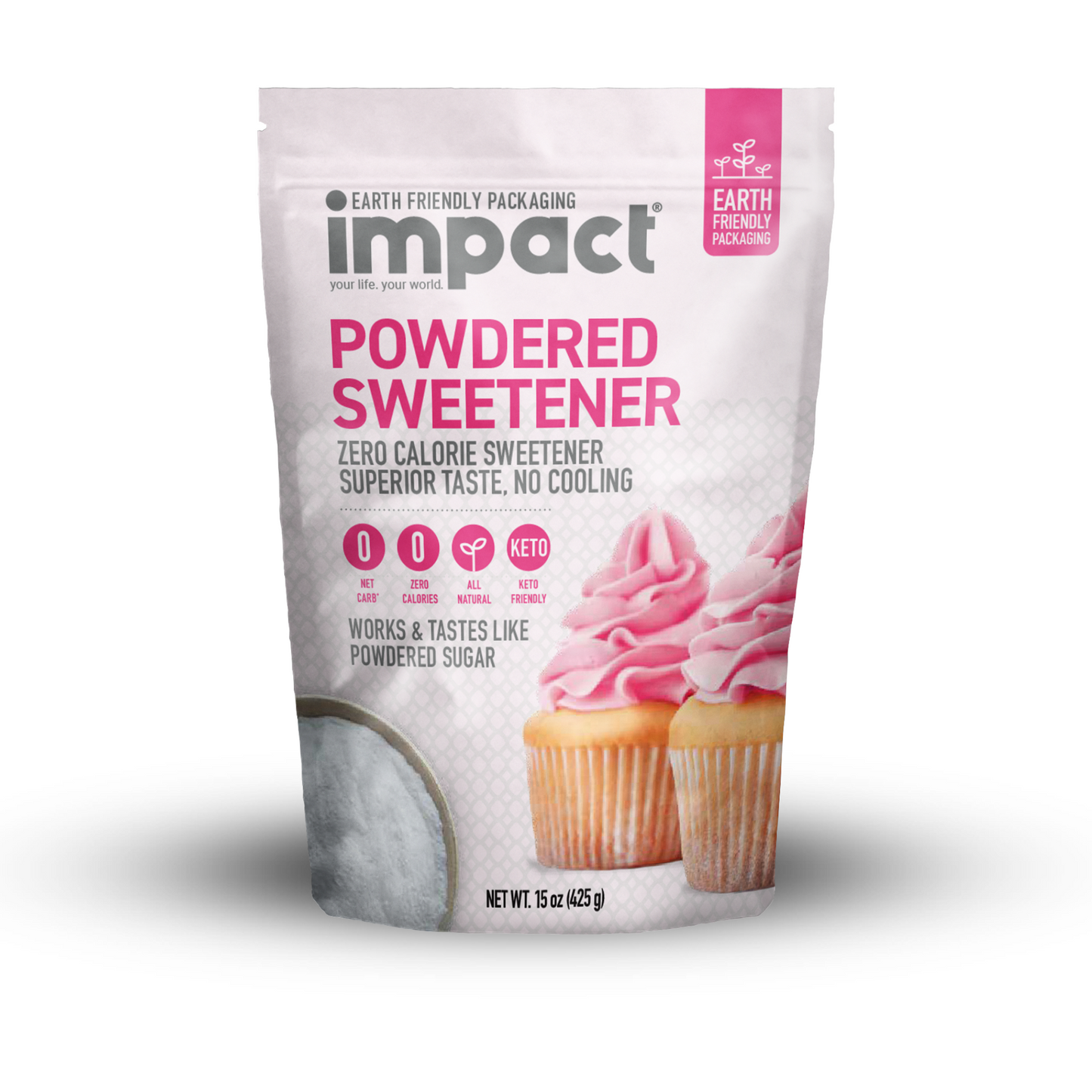 Powdered Sweetener (allulose monk fruit blend)