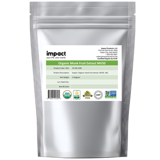 Organic Monk Fruit Extract (Mogroside V 50%) 1 KG