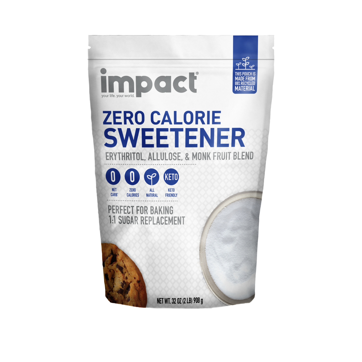 Zero Calorie Sweetener (Erythritol Allulose Monk Fruit Blend)