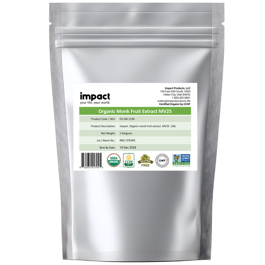Organic Monk Fruit Extract. MV25. 1 KG