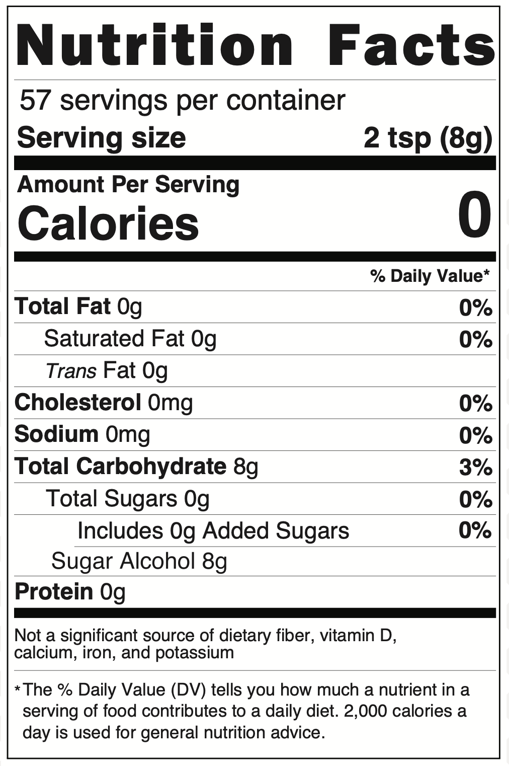 Erythritol & Monk Fruit Blend (Granular)