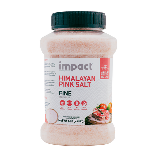 Fine Grain Himalayan Pink Sea Salt 5lb Jar