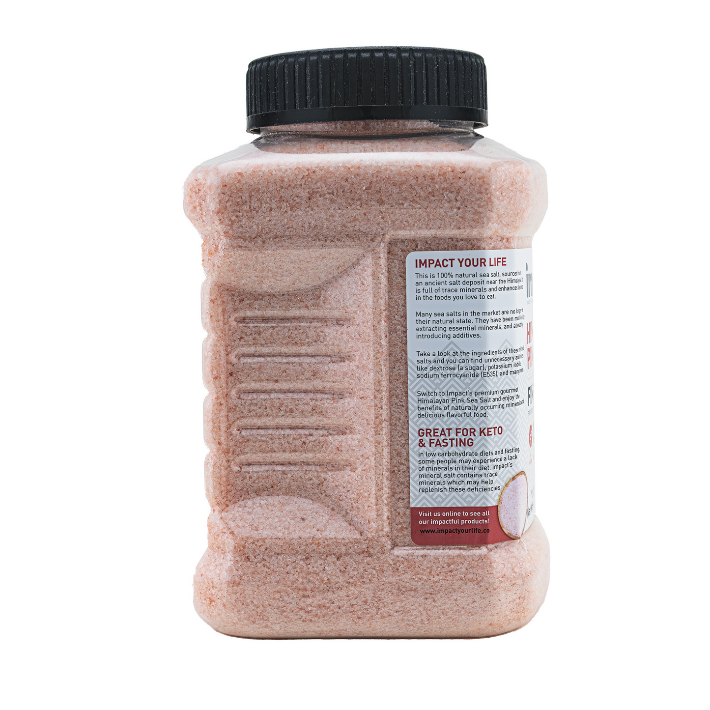 Fine Grain Himalayan Pink Sea Salt 5lb Jar